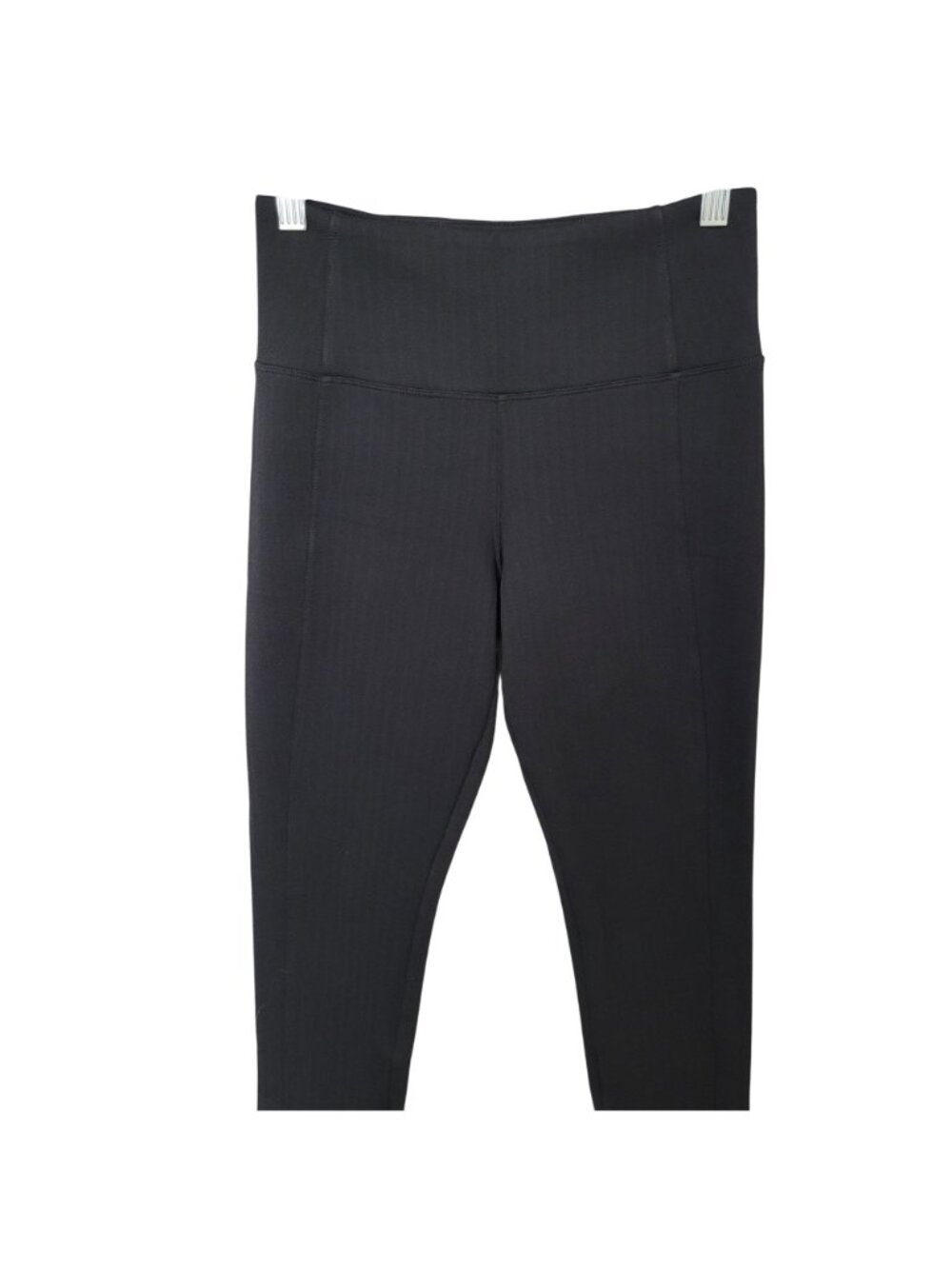 Athleta Delancey Herringbone Tight High-Waisted Leggings Size XSP Black Pockets - Picture 3 of 8